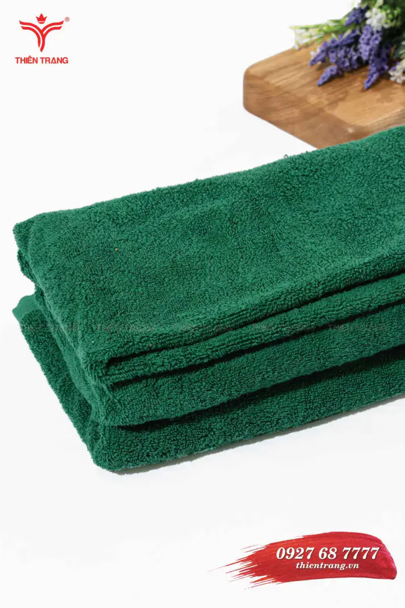 Khăn trải giường phụ kiện Spa do Đồng phục Thiên Trang sản xuất