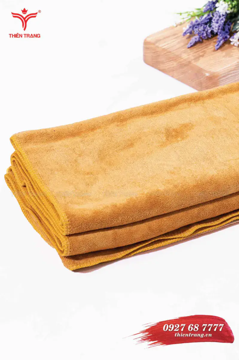 Khăn trải giường phụ kiện Spa do Đồng phục Thiên Trang sản xuất