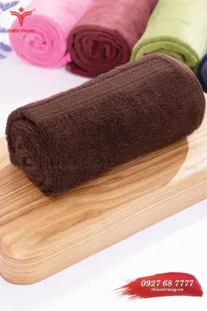 Khăn spa màu nâu đậm quấn tóc TTSPAKQT111