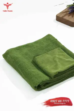 Khăn body spa TTSPAKBD62 màu xanh lá cây nhạt