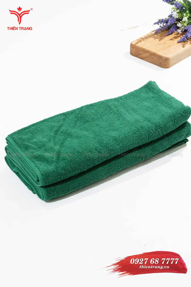 Khăn trải giường spa TTSPAKTG61 màu xanh lá cây đậm