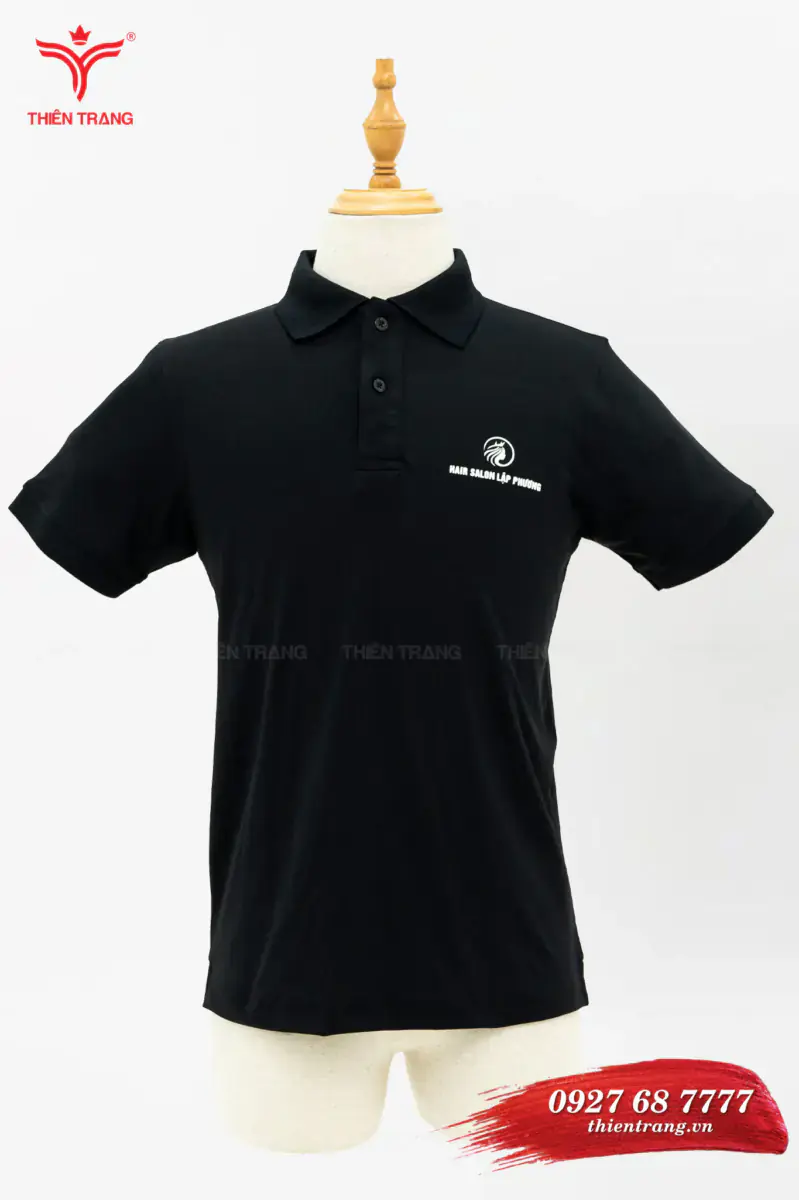 Áo thun salon TTHSLAT2 màu đen