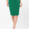 Chân váy đồng phục doanh nghiệp TTDNGCVWM6 màu xanh lá cây