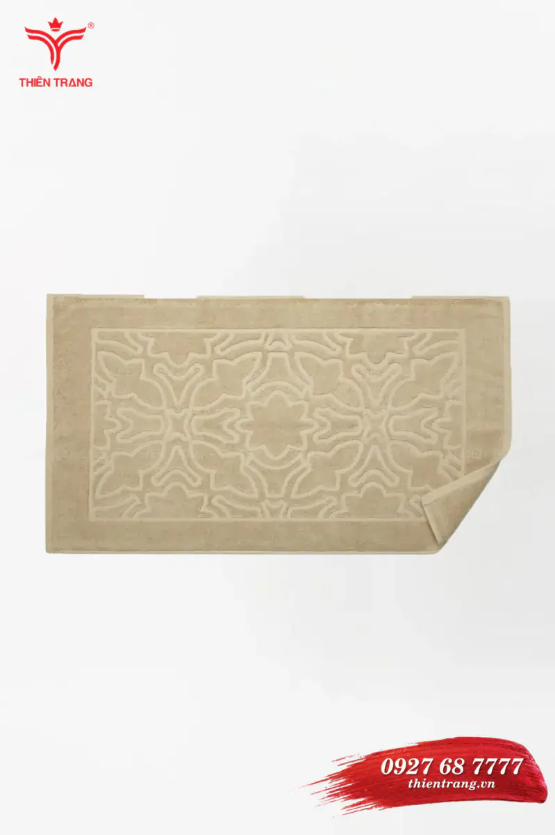 Chi tiết 2 khăn lau chân TTTTKSAKLC11 màu nâu