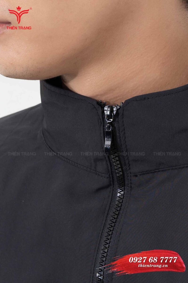 Chi tiết áo khoác doanh nghiệp TTDNGAKM2 màu đen