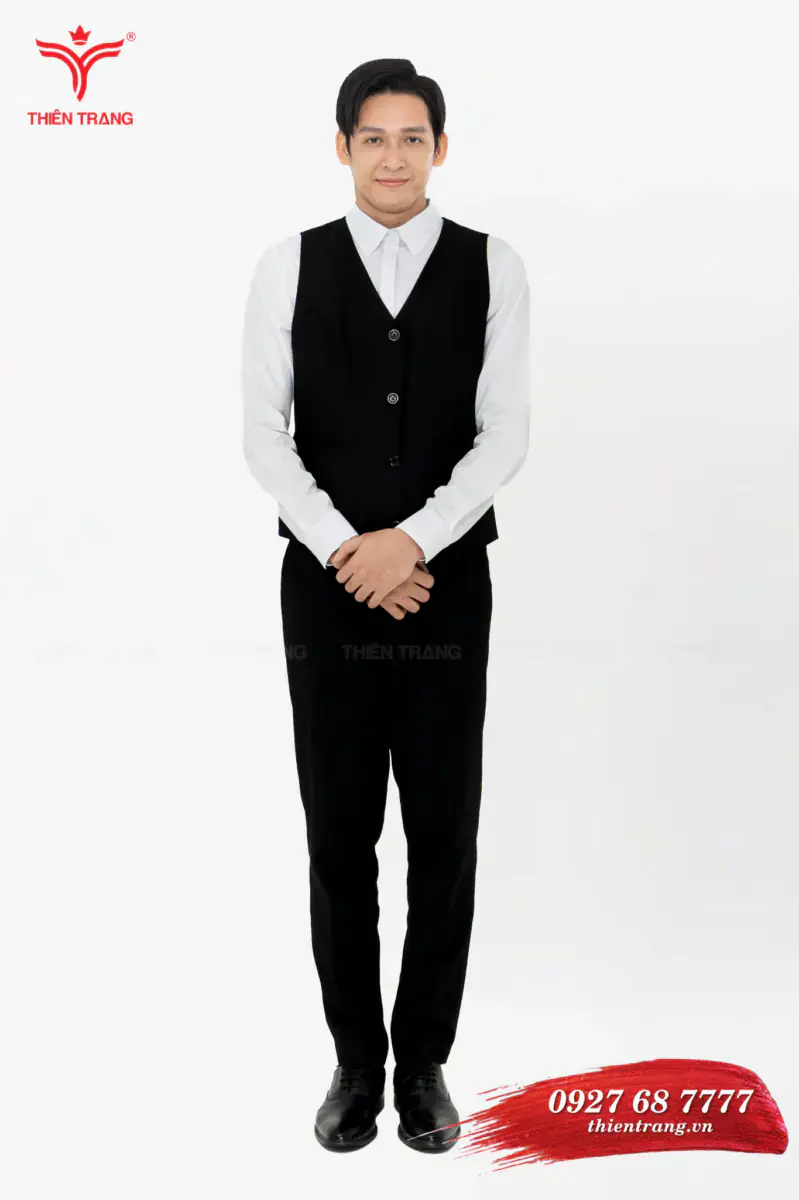 Đồng phục áo gile TTDNGAGLM2 màu đen