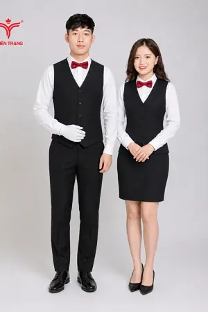 Đồng phục nhà hàng tiệc cưới TTNHANHTC2 màu đen