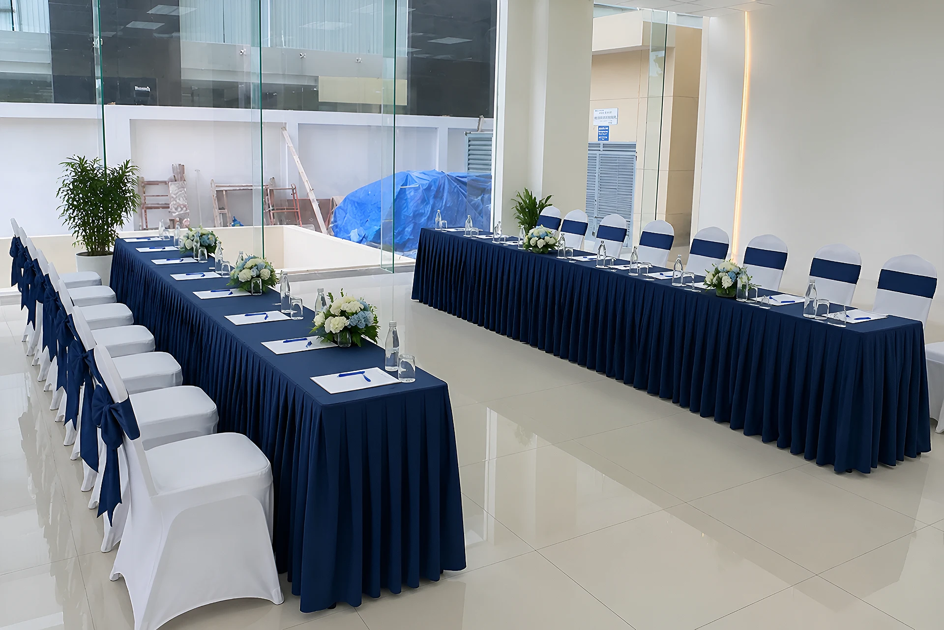 Khăn trải bàn nhà hàng tiệc cưới cao cấp