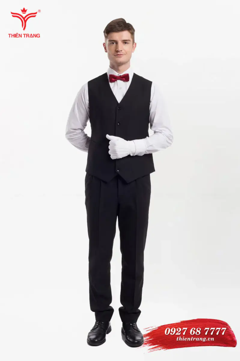 Đồng phục nhà hàng tiệc cưới TTNHANHTC2 màu đen