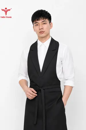Tạp dề đồng phục bartender nhà hàng TTNHABTD11 màu nâu