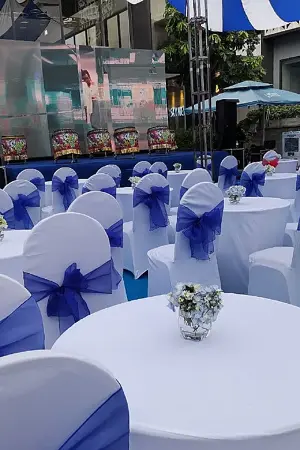 Khăn bàn ghế sự kiện