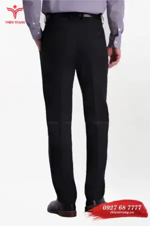 Alternative view of Quần Tây đồng phục doanh nghiệp TTDNGQTM2 màu đen