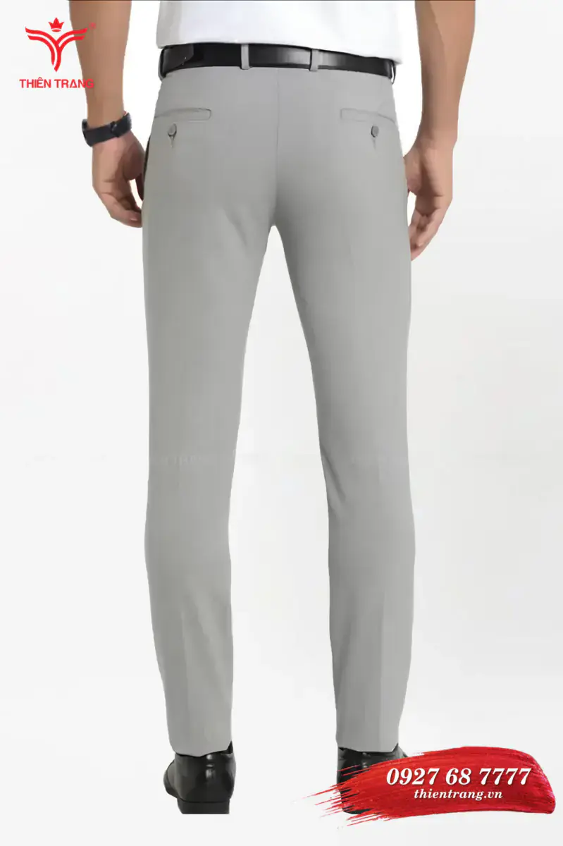 Sau quần tây đồng phục doanh nghiệp TTDNGQTM3 màu xám