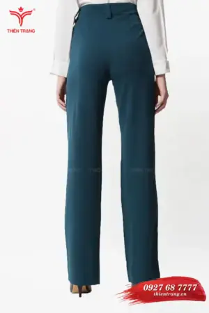 Sau quần Tây đồng phục nữ doanh nghiệp TTDNGQT51 màu xanh dương đậm