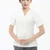Trước đồng phục wellness khách sạn TTKSAWNWM1 màu trắng