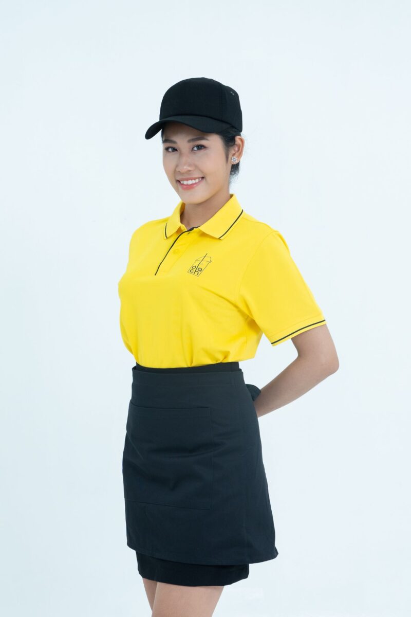 Bộ đồng phục công ty màu vàng | Đồng Phục Thiên Trang