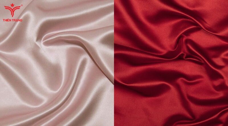 Vải satin lụa là vải may đồng phục spa được thiết kế đẹp nhất