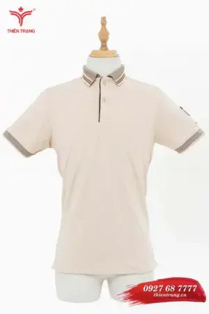 Áo polo đồng phục quán cafe TTCFEATCBF8 màu hồng