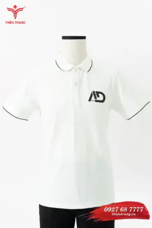 Áo thun salon TTHSLAT1 màu trắng