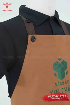 Alternative view of Tạp dề dài cafe TTCFETDD11 màu nâu