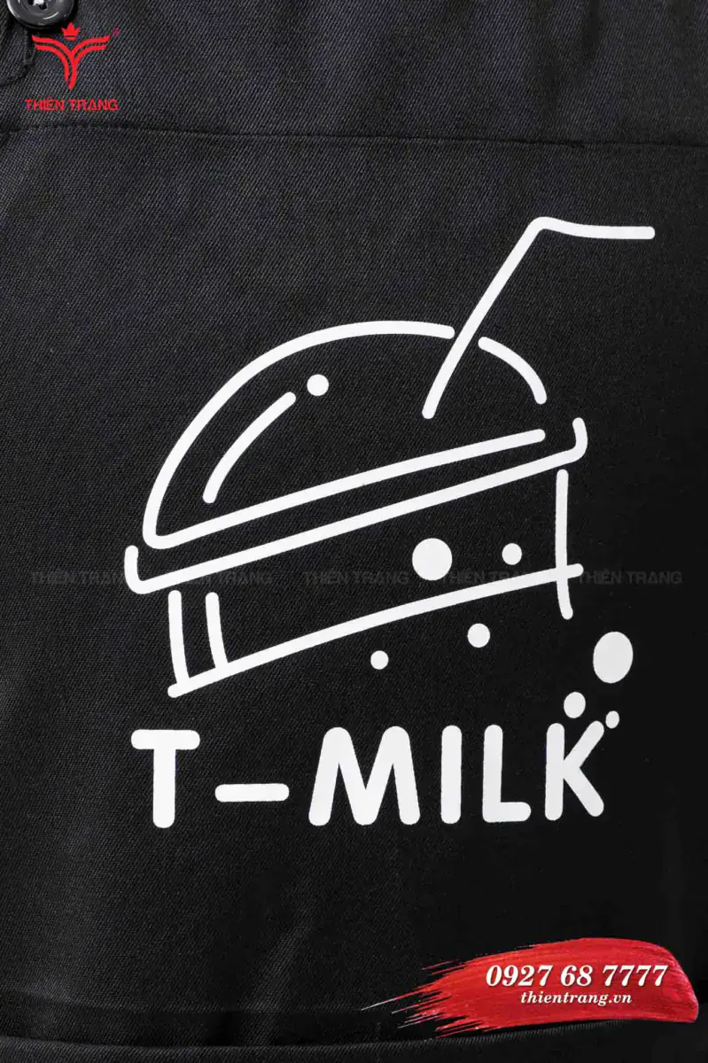 Tạp dề dài cafe TTCFETDD2 màu đen - Ảnh 2