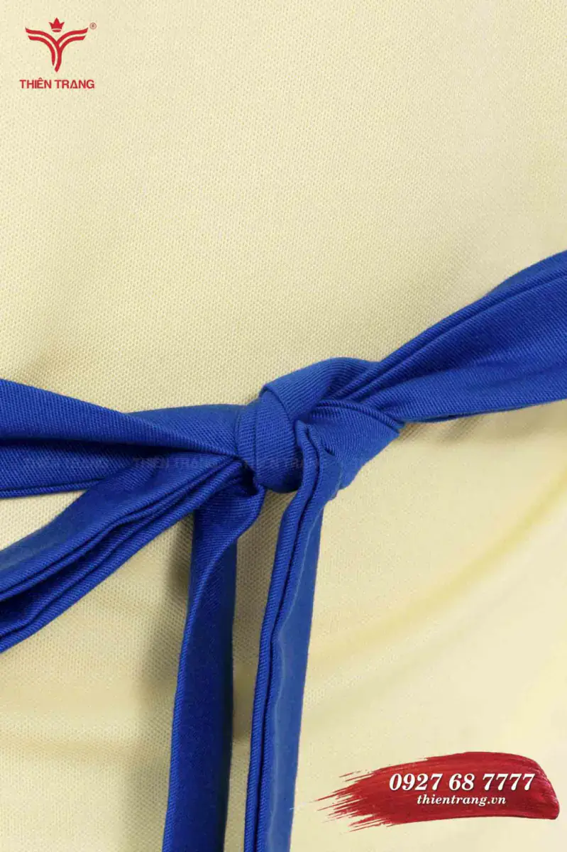 Tạp dề ngắn cafe TTCFETDN5 màu xanh dương - Ảnh 3