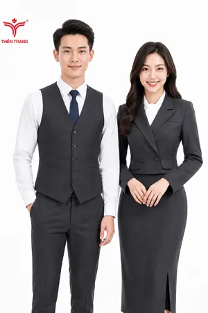 Đồng phục lễ tân khách sạn hiện đại