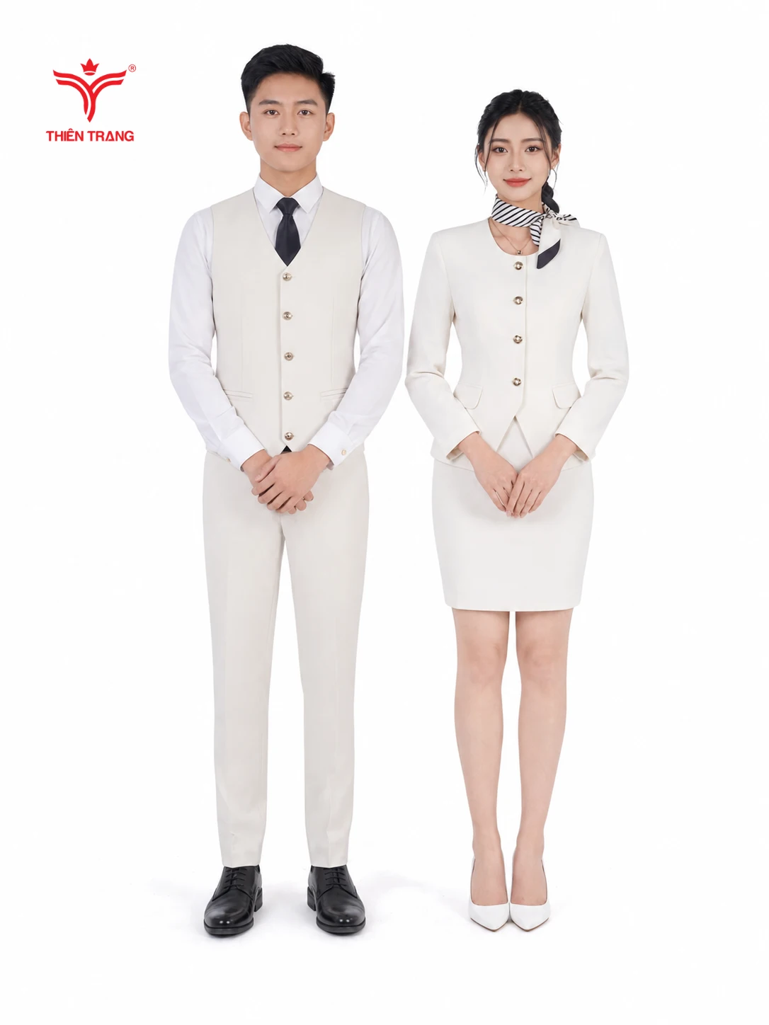 Đồng phục lễ tân khách sạn cổ điển - Ảnh 2