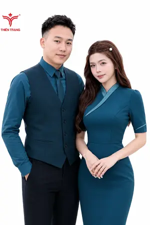 Đồng phục lễ tân sang trọng