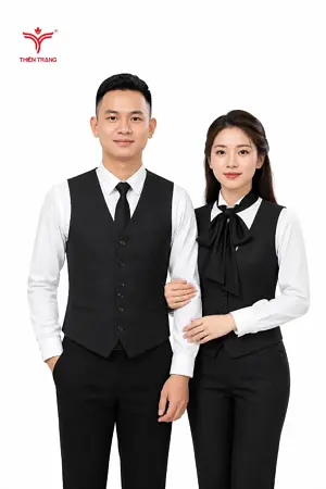 Đồng phục lễ tân khách sạn TTKSALTM2 màu đen