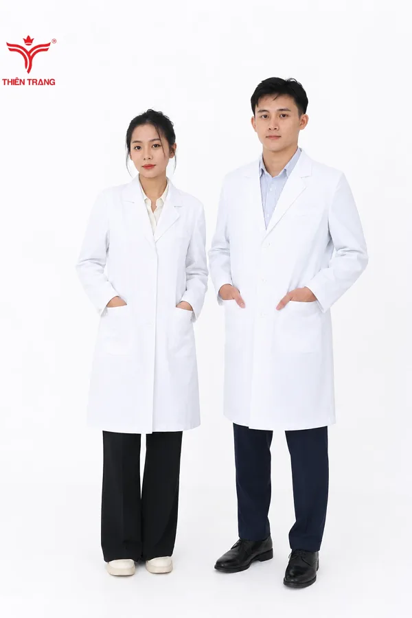Đồng phục áo blouse trắng cao cấp