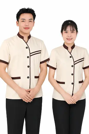 Đồng phục buồng phòng khách sạn TTKSABP2 màu đen