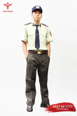 Đồng phục bảo vệ khách sạn TTKSABV12 màu kem