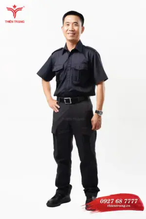 Đồng phục bảo vệ khách sạn TTKSABV2 màu đen