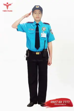 Đồng phục bảo vệ khách sạn TTKSABV5 màu xanh dương