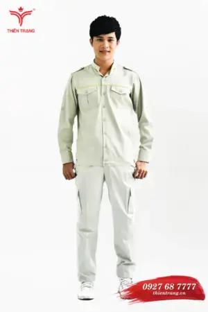 Đồng phục chăm sóc cây xanh TTKSACS1 màu trắng