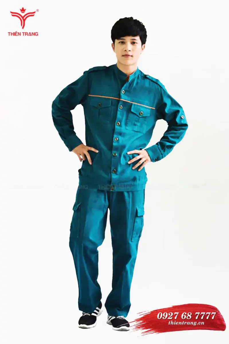 Đồng phục chăm sóc cây xanh TTKSACS51 màu xanh dương đậm