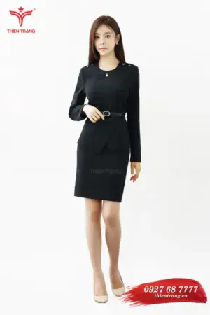 Đồng phục quản lý khách sạn TTKSAQLWM2 màu đen