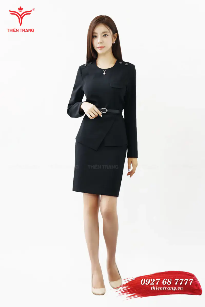 Đồng phục quản lý khách sạn TTKSAQLWM2 màu đen
