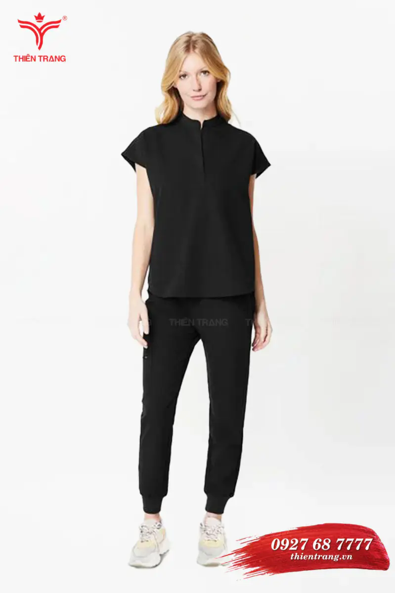 Đồng phục wellness khách sạn TTKSAWNWM2 màu đen