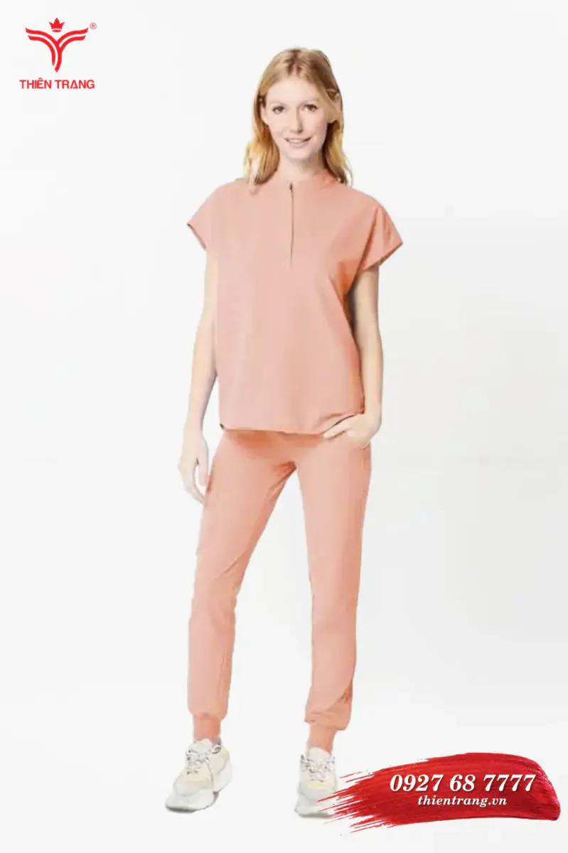 Đồng phục wellness khách sạn TTKSAWNWM8 màu hồng