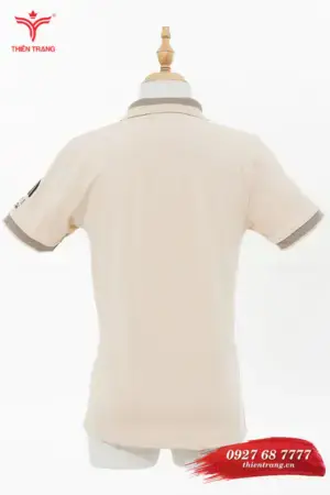 Alternative view of Áo polo đồng phục quán cafe TTCFEATCBF8 màu hồng