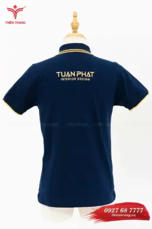 Alternative view of Áo thun công sở nam TTDNGATDNM51 màu xanh dương đậm