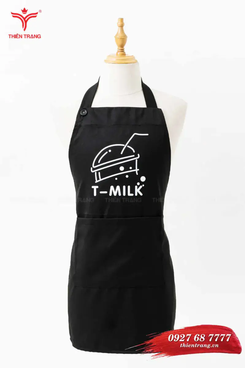 Tạp dề dài cafe TTCFETDD2 màu đen