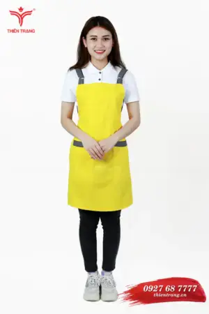 Tạp dề dài nail TTTNSTDD10 màu vàng