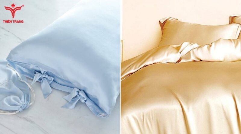 Chất lụa là một trong những loại vải được dùng nhiều để trang trí nội thất cho khách sạn và resort