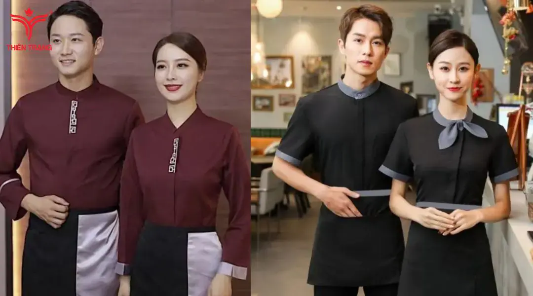 Mẫu bộ trang phục quản lý nhà hàng kiểu Nhật Bản