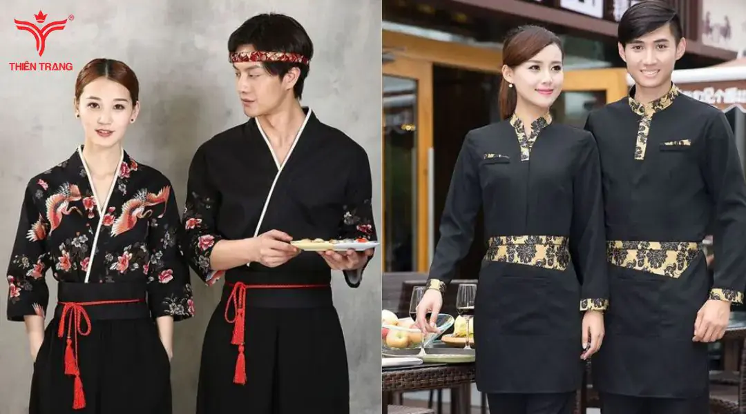 Mẫu đồng phục quản lý nhà hàng Nhật Bản được ưa chuộng