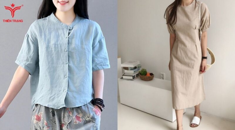 May trang phục với vải đũi tạo phong cách cổ điển