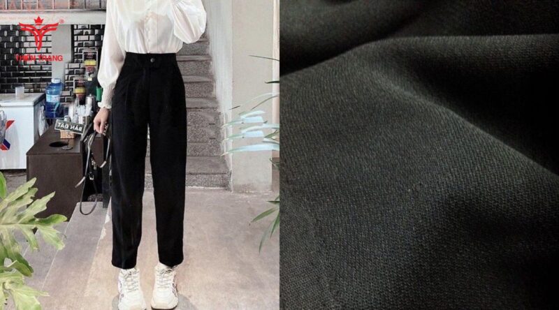 Quần baggi từ vải tuyết mưa được nhiều người lựa chọn